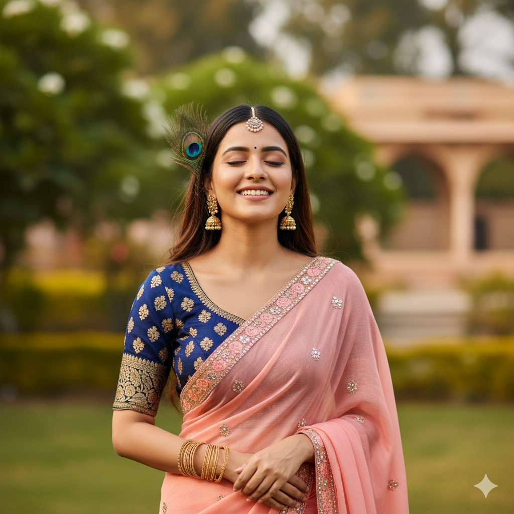 A girl holding a sparkler at night